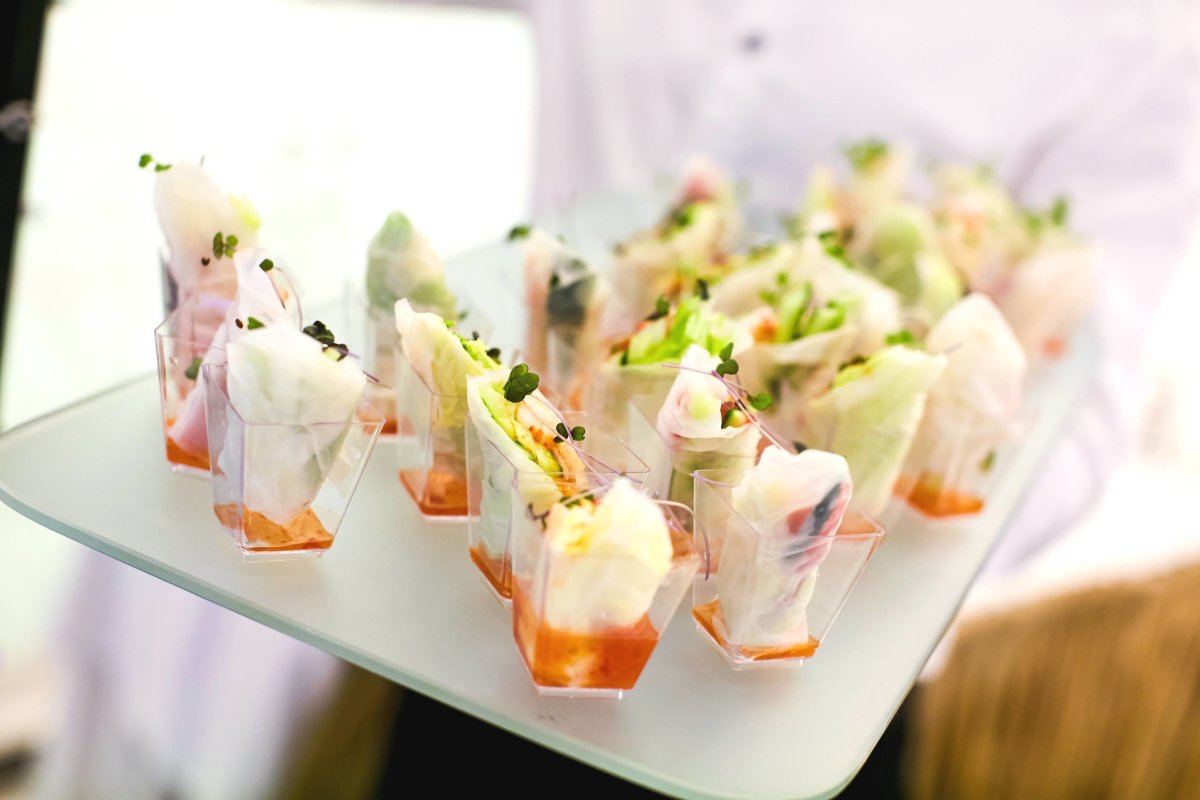 Messecatering Häppchen und Fingerfood